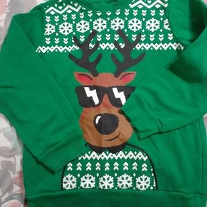 ❤ free with any  purchase...boys Christmas sweat shirt
